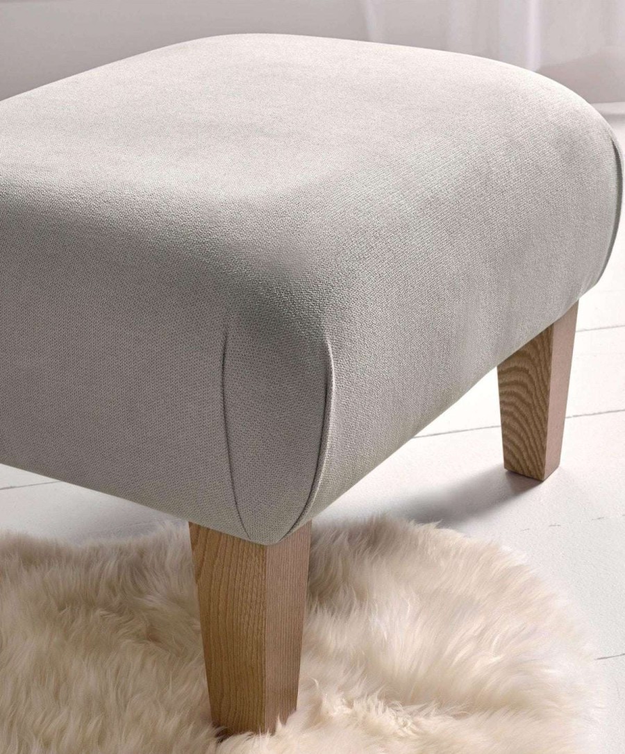 Nursery Furniture * | Nursery Footstool Silver Hot Selling