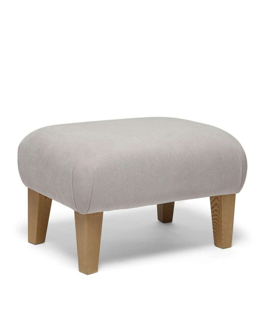 Nursery Furniture * | Nursery Footstool Silver Hot Selling