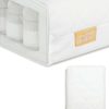 Baby Mattresses * | Essential Pocket Spring Cotbed Mattress & Quilted Waterproof Mattress Protector Bundle Top Selling