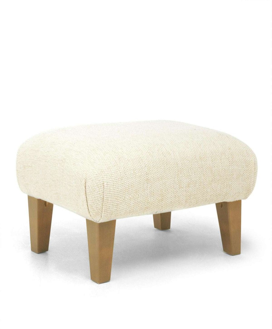 Hilston * | Hilston/Bowden Stool Sandstone Textured Weave & Mid-Oak Online Sales