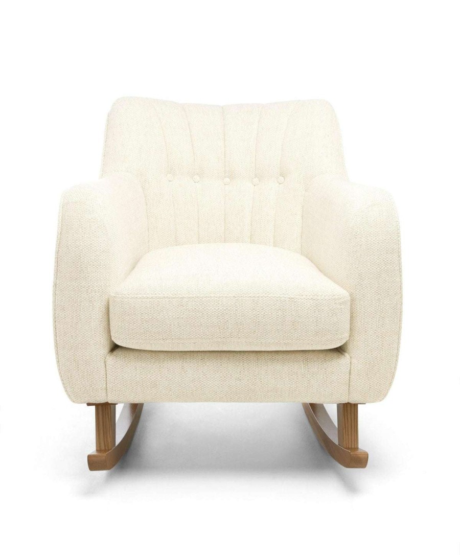 Hilston * | Hilston Nursing Chair Sandstone Textured Weave & Mid Oak Hot Selling