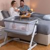 Nursery Furniture * | Chicco Next 2 Me Pop Up Side-Sleeping Crib Grey Mist Crazy Deals