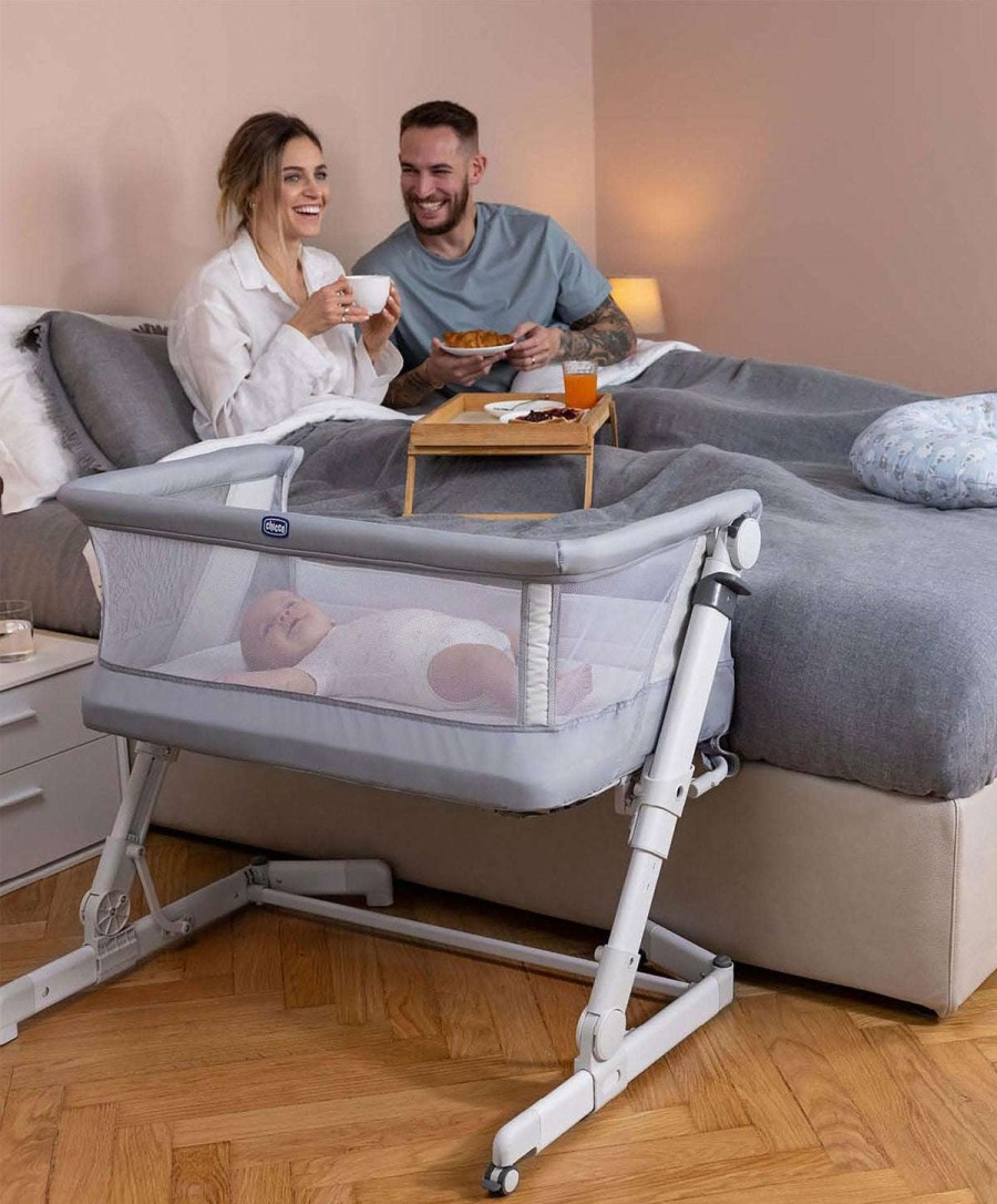 Nursery Furniture * | Chicco Next 2 Me Pop Up Side-Sleeping Crib Grey Mist Crazy Deals