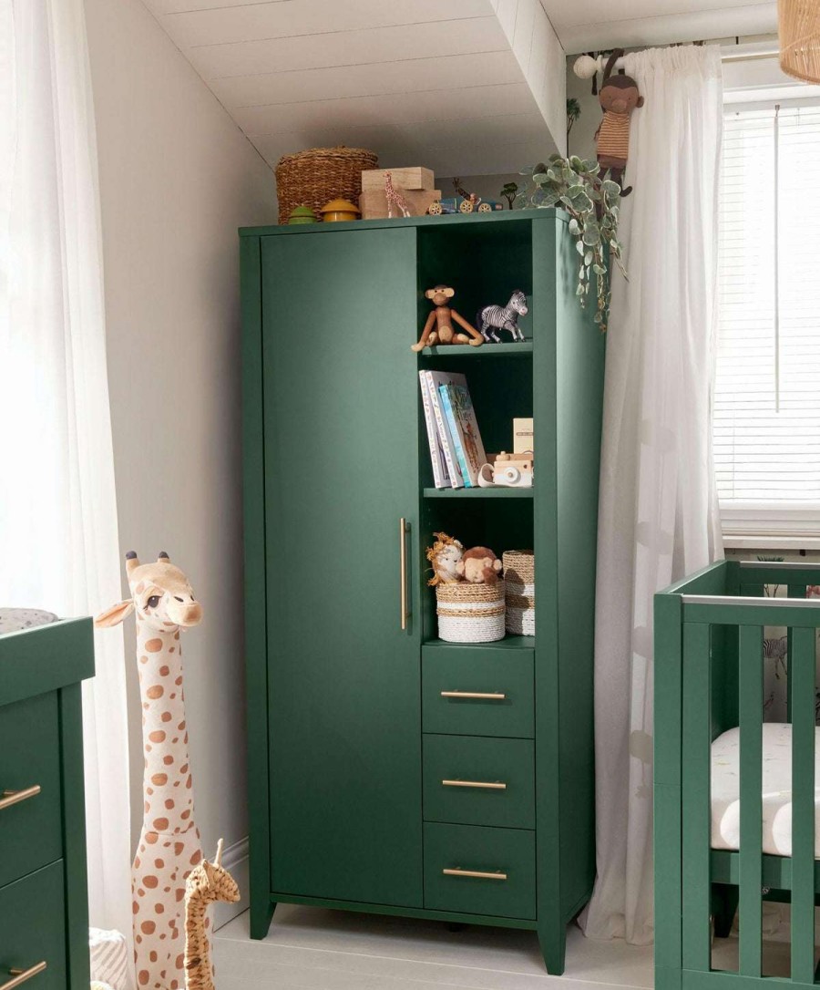 Furniture Collections * | Melfi Storage Wardrobe Green Exquisite Gifts