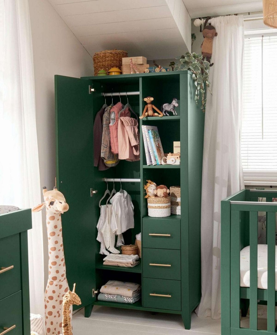 Furniture Collections * | Melfi Storage Wardrobe Green Exquisite Gifts