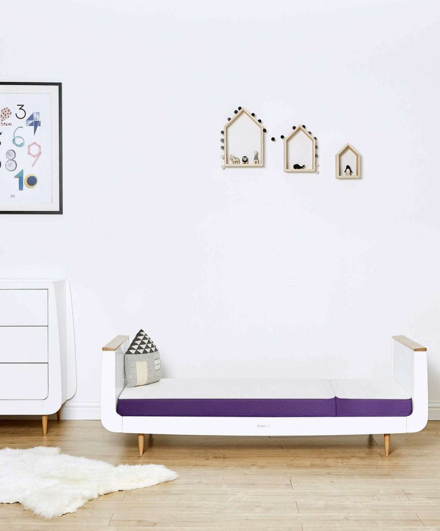 Baby Mattresses * | Snuzsurface Mattress Extension White/Purple Latest