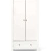 Nursery Furniture * | Wedmore Nursery Wardrobe White/Natural Best Price