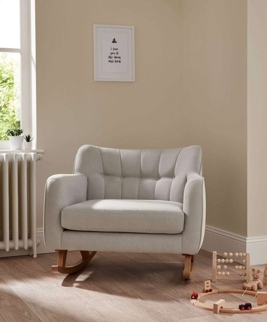 Hilston * | Hilston Nursing Cuddle Chair Silver Top Sell