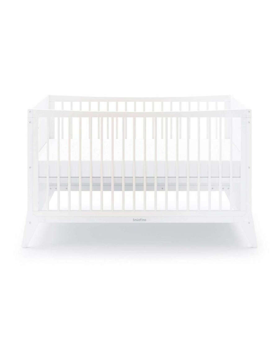 Snuzfino * | Snuzfino Cotbed & Changing Unit Set White Sale