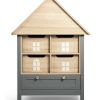 Nursery Furniture * | Harwell Nursery Storage Grey/Natural Top Selling