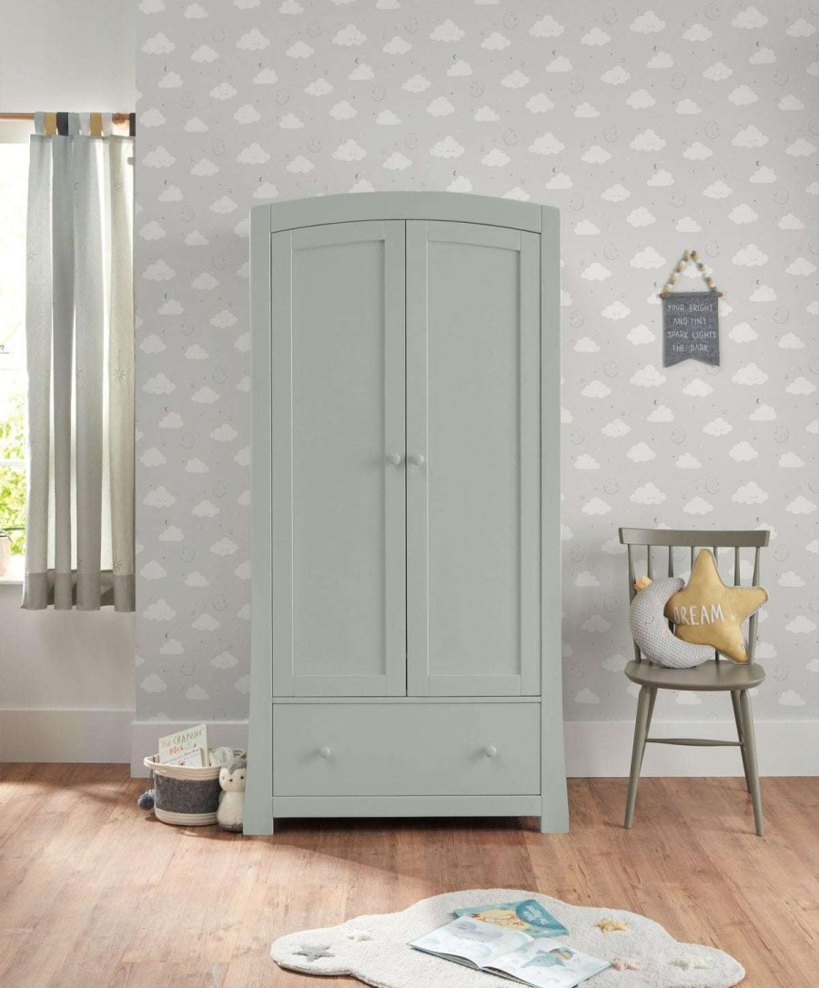 Furniture Collections * | Mia Wardrobe Stone Grey Tendy Style