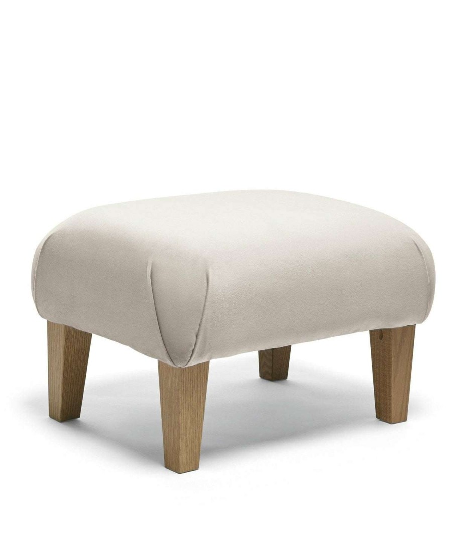 Nursery Furniture * | Nursery Footstool Cloud Velvet Sale