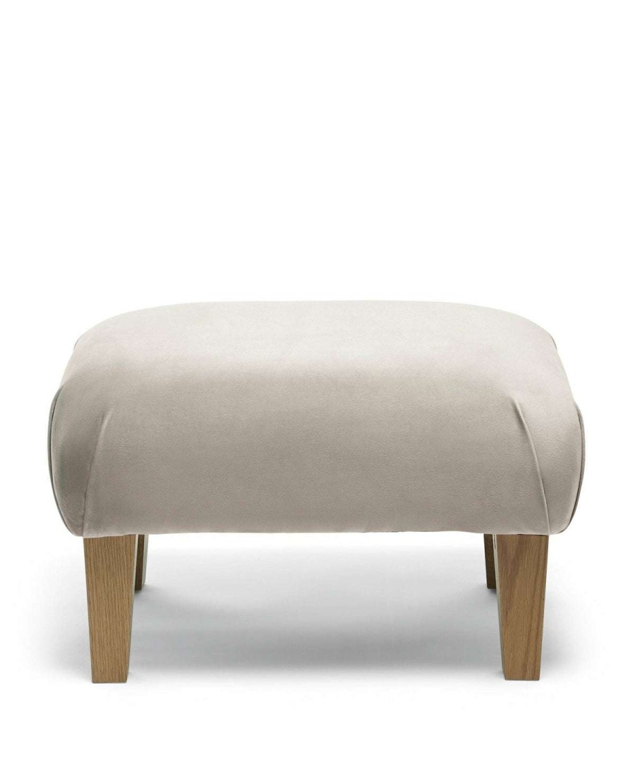 Nursery Furniture * | Nursery Footstool Cloud Velvet Sale