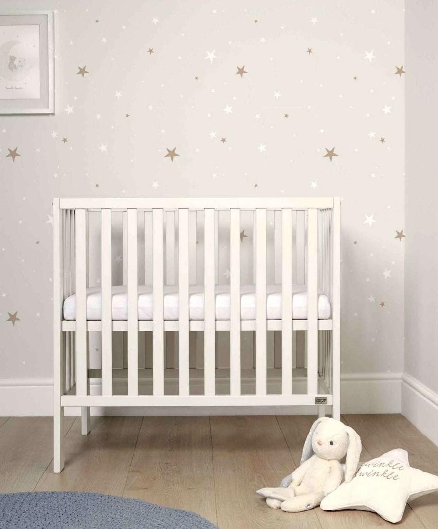 Baby Mattresses * | Petite White Cot & Small Pocket Spring Mattress Exquisite Gifts