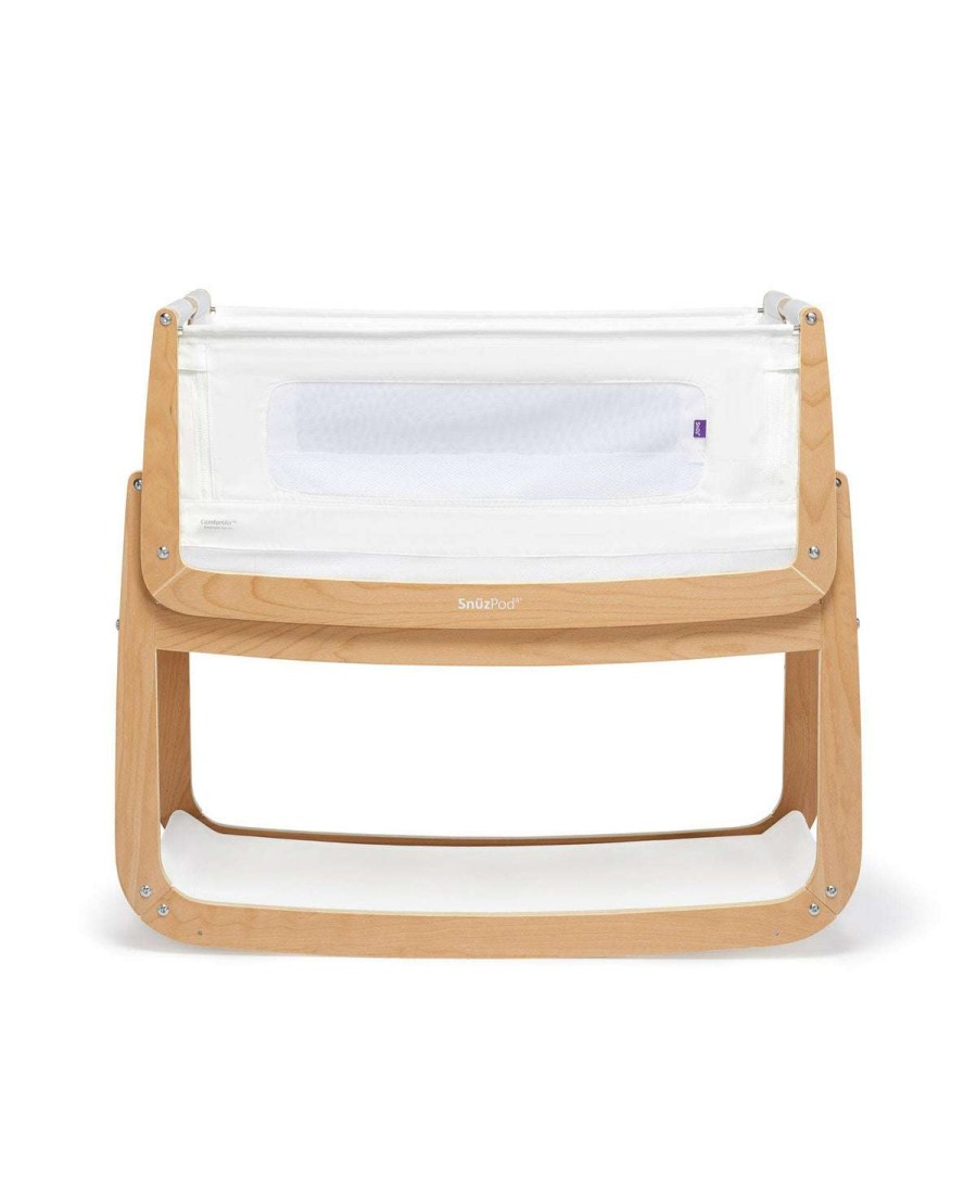 Nursery Furniture * | Snuzpod4 Bedside Crib With Mattress Natural Wholesale