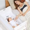 Nursery Furniture * | Snuzpod4 Bedside Crib With Mattress Rose White Crazy Deals