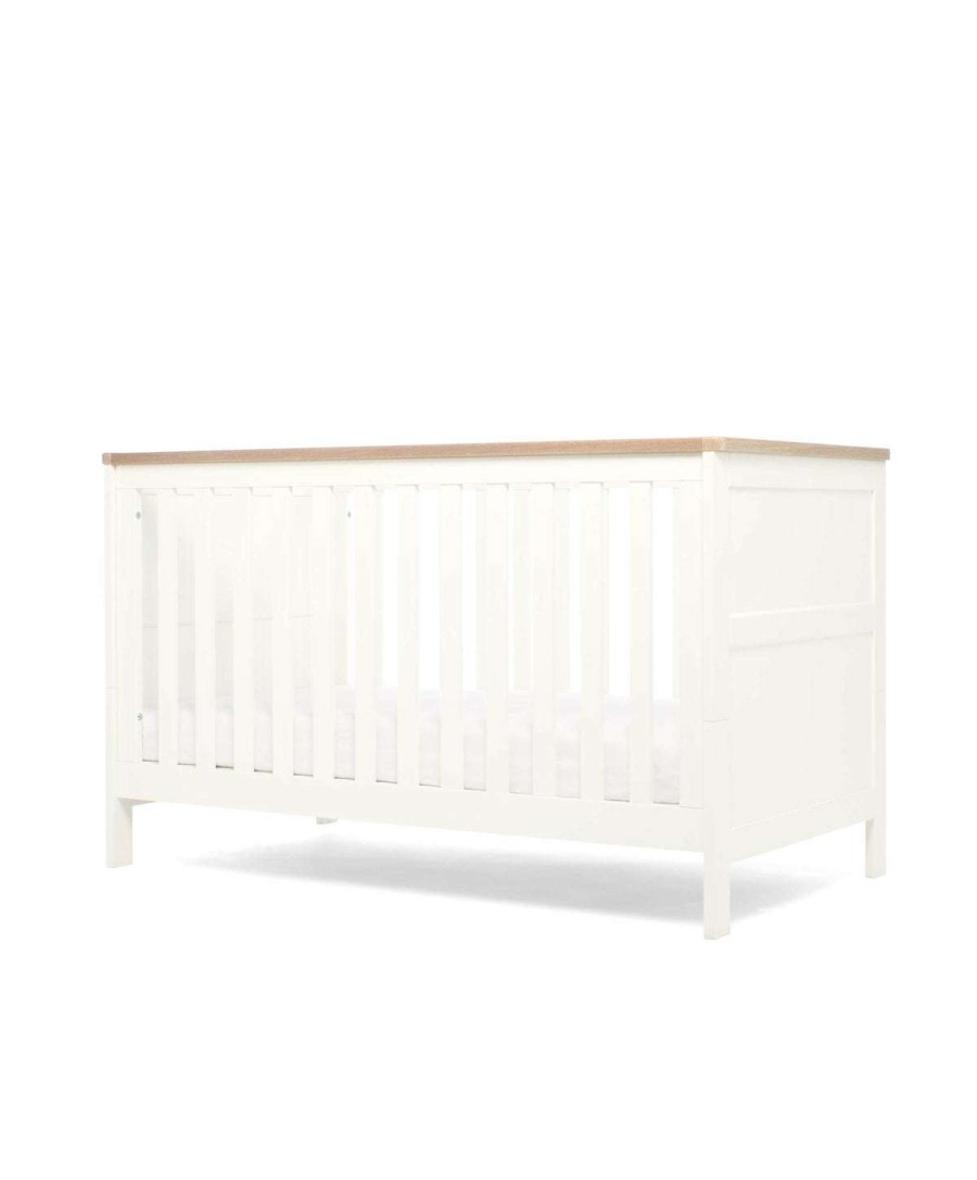 Nursery Furniture * | Wedmore Cotbed White/Natural Wholesale