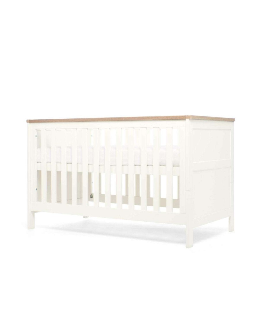 Nursery Furniture * | Wedmore Cotbed White/Natural Wholesale