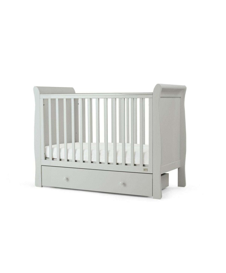 Furniture Collections * | Mia Cot Package With Cot Top Changer Stone Grey Latest