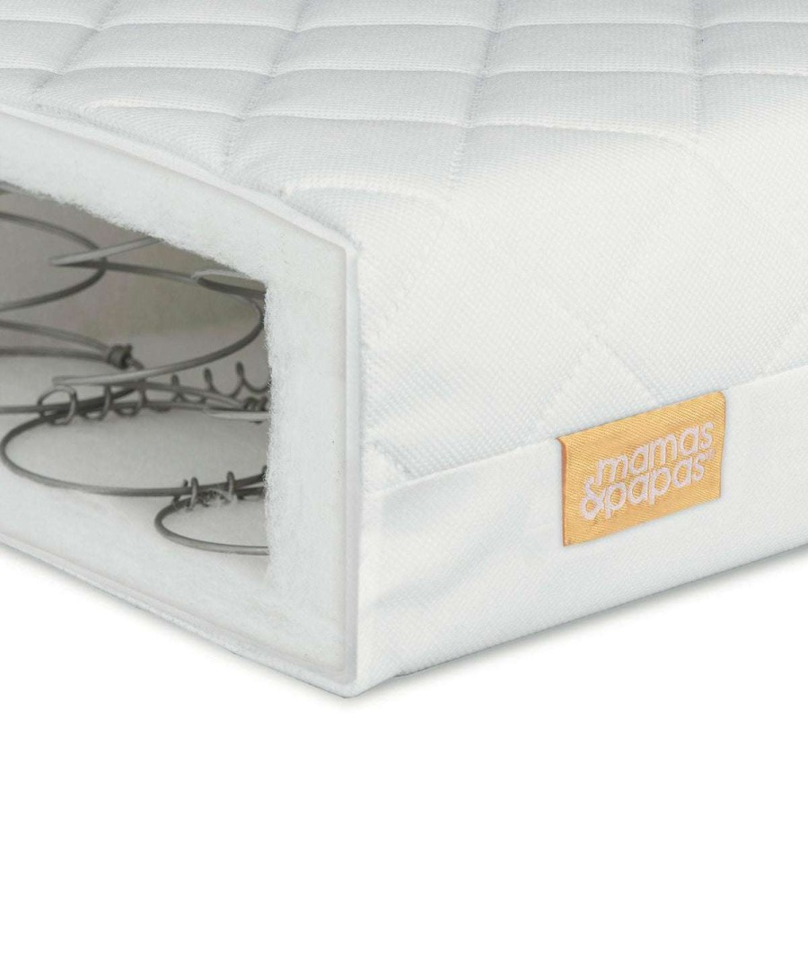 Baby Mattresses * | Essential Spring Cotbed Mattress & Cotbed Fitted Sheets Bundle Sale