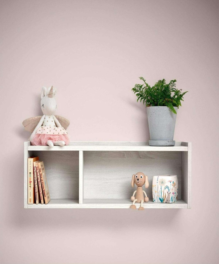 Furniture Collections * | Atlas Nursery Shelf Nimbus White Sale