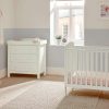 Furniture Collections * | Dover Baby Cotbed Set With Dresser Changer White Special Style