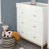 Nursery Furniture * | Beckley Dresser Changer White/Natural Latest