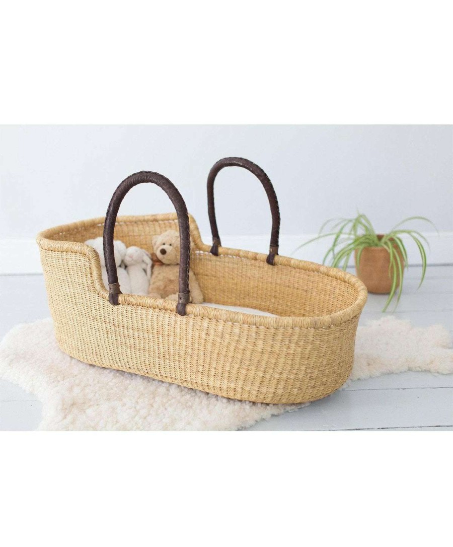 Nursery Furniture * | The Basket Room Didi Moses Basket Natural Outlet Sale