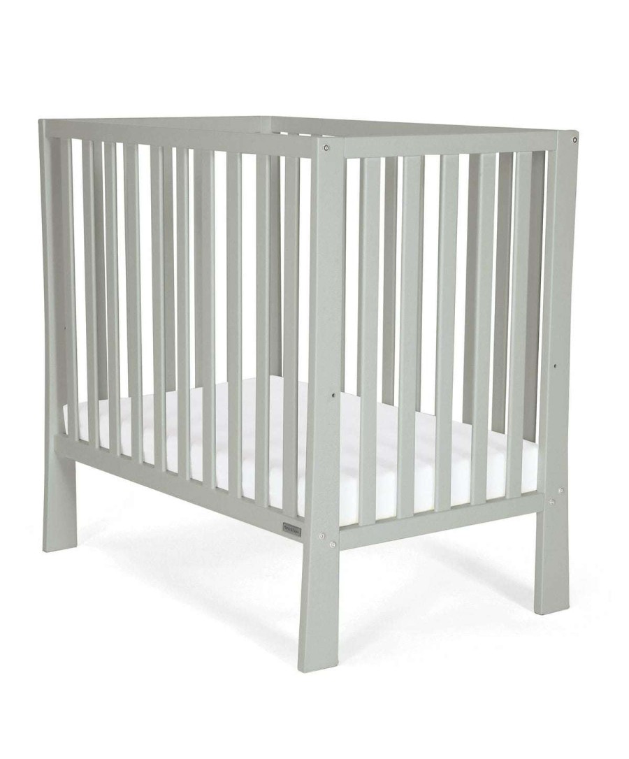 Nursery Furniture * | Petite Baby Cot Stone Grey Hot Selling