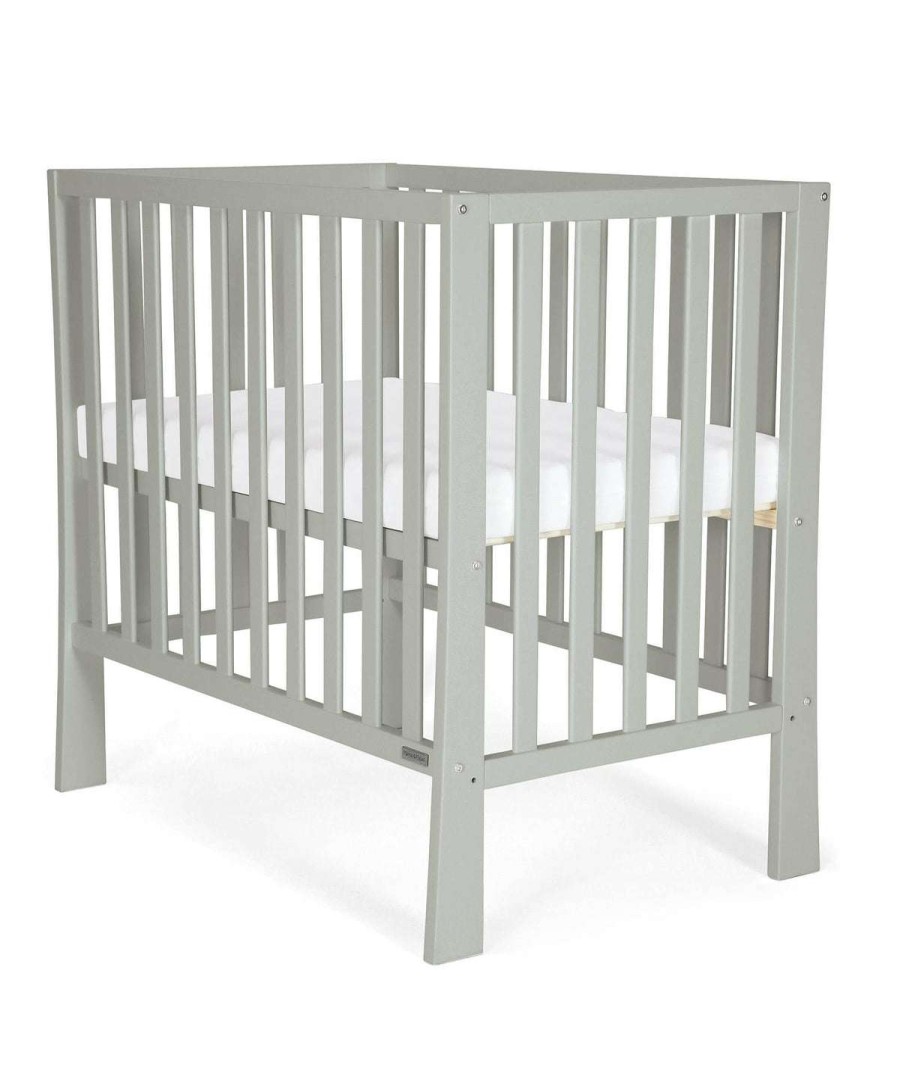 Nursery Furniture * | Petite Baby Cot Stone Grey Hot Selling