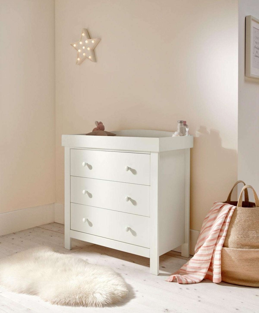 Furniture Collections * | Dover Dresser Changer White Crazy Deals