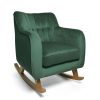 Hilston * | Hilston Nursing Chair Emerald Velvet Crazy Deals