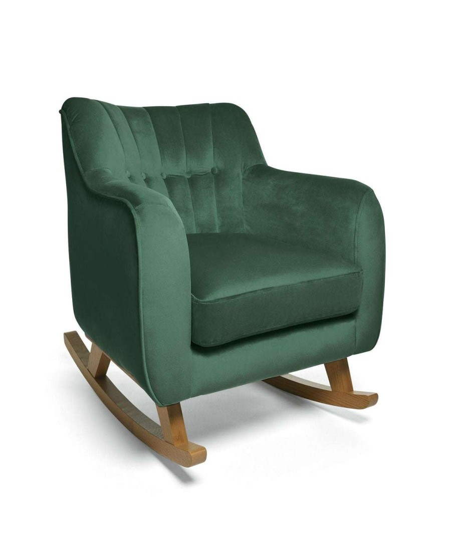 Hilston * | Hilston Nursing Chair Emerald Velvet Crazy Deals