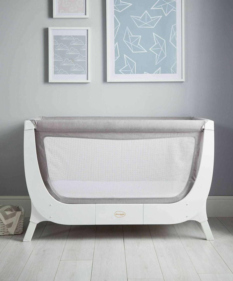 Nursery Furniture * | Shnuggle Air Cot Conversion Kit Dove Grey Crazy Deals