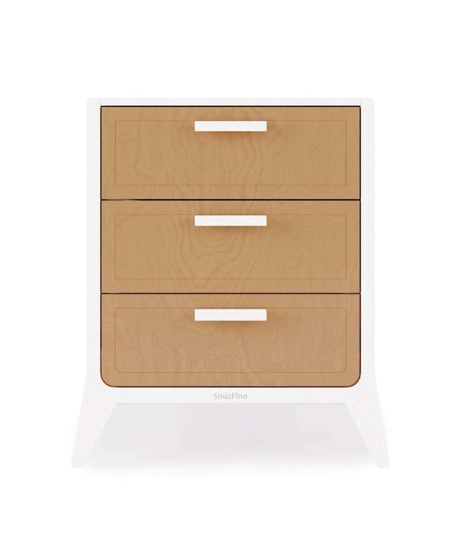 Snuzfino * | Snuzfino Changing Unit White Natural Hot Selling