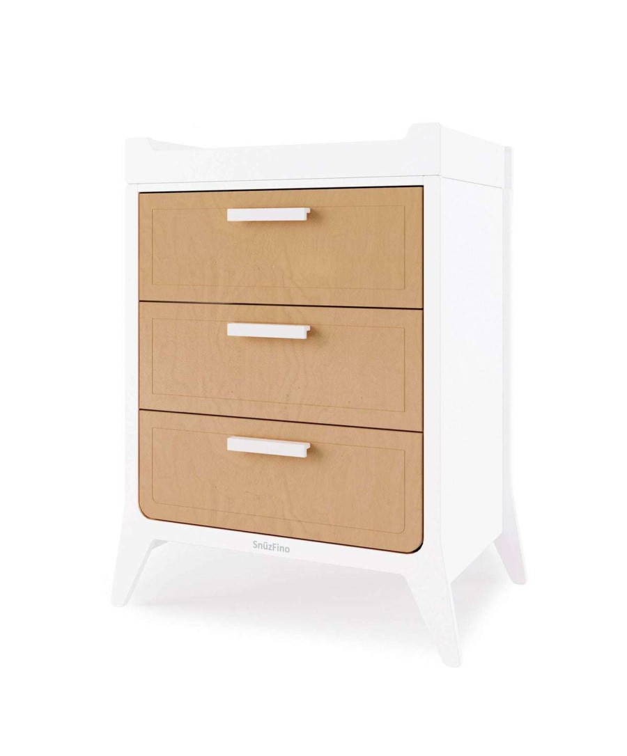 Snuzfino * | Snuzfino Changing Unit White Natural Hot Selling