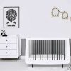 Snuzkot * | Snuzkot Cotbed & Changing Unit Set Mono Hot Selling