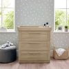 Furniture Collections * | Atlas Dresser Changer Light Oak Typical Style