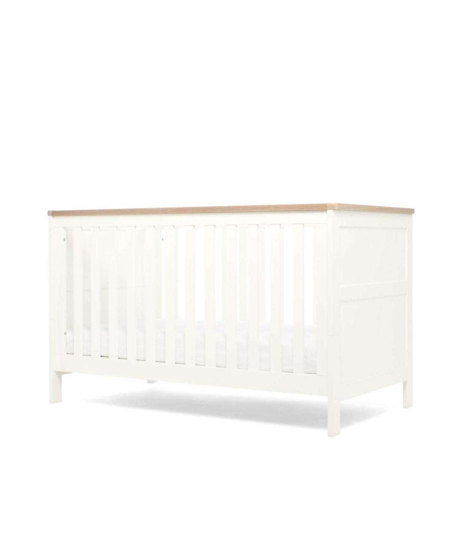 Nursery Furniture * | Wedmore 2 Piece Cotbed Set With Nursery Dresser Changer White/Natural Wholesale