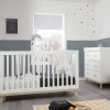 Nursery Furniture * | Beckley 2 Piece Cotbed Set With Dresser Changer White/Natural Latest