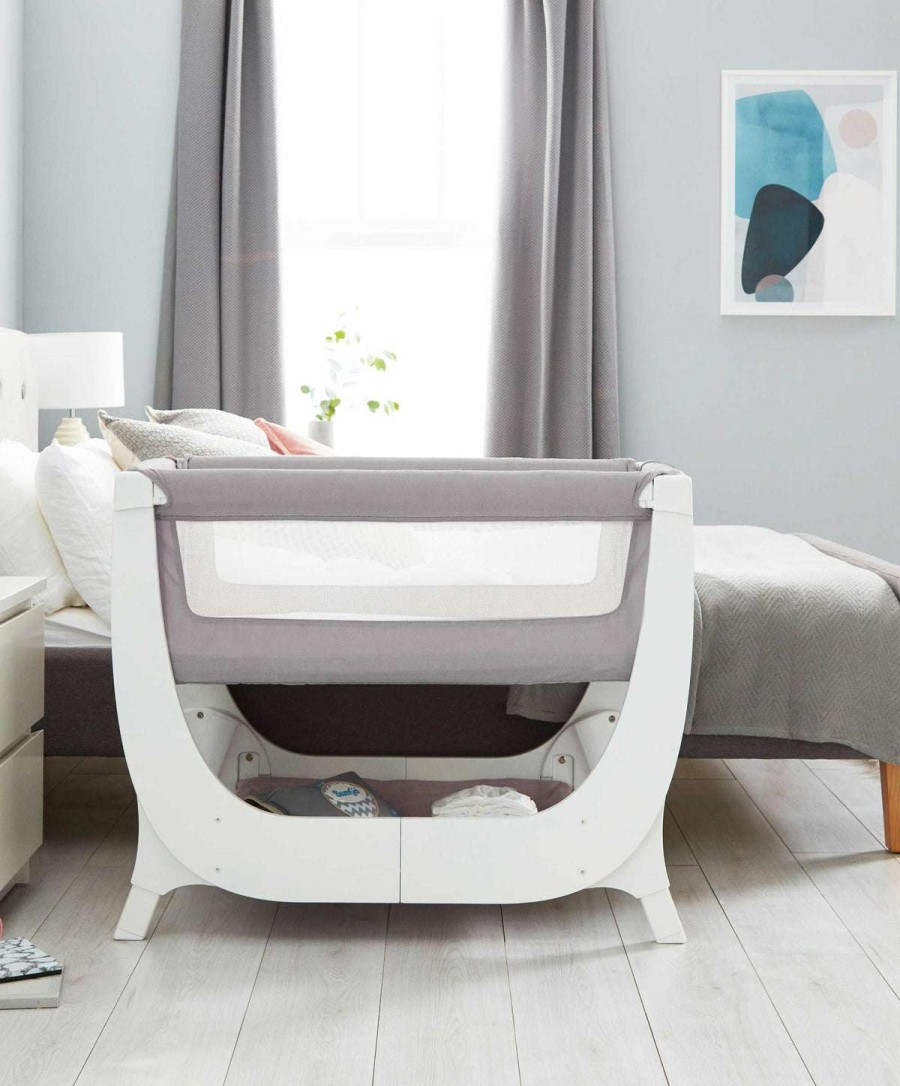 Nursery Furniture * | Shnuggle Air Crib To Cot Bundle Dove Grey Sale Online